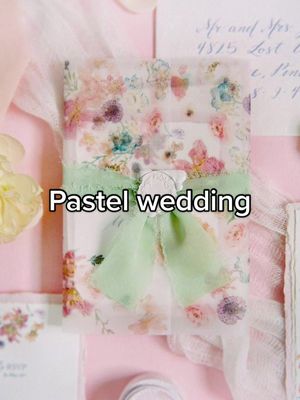 A post by @weddinginspo._ on TikTok caption: #wedding #weddingtiktok #weddingcolors #fy #foryoupage #fyp #weddingtheme #pastelwedding #pastel 