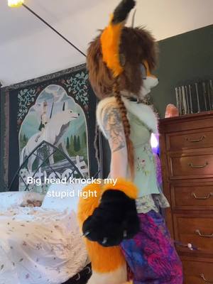 A post by @furember on TikTok caption: #furry #kemonofurry #kemonofursuit #fursuit #kemonofursuiter 