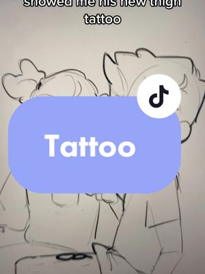 A post by @thatblackartsykid on TikTok caption: Dont ask me what the tattoo was… #art #artistsoftiktok #digitalart #fyp #artist #tattoo #crush 