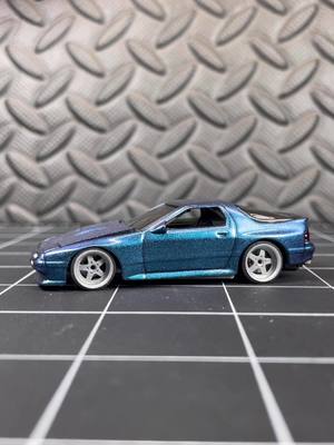 A post by @164luke on TikTok caption: RX7 FC Part 3/3 #customhotwheels #hoteheelscollector #diecastcustoms #164 #rx7fc #lofi #customdiecast #164scale #mazdarx7 