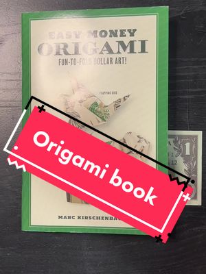 A post by @origamilesson on TikTok caption: Decided to try out a little origami book today! Anyrhing from the book you want to see me make? #fyp #origami #origamilesson 