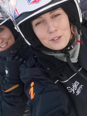 A post by @claire_maman_agri on TikTok caption: 2ème jour avec @Love Me I'm Farmer, direction @Les Sybelles pour faire de la motoneige !! 😍 @La bergère 🤍 @Domaine de vallaurie  @Marianna Miss Agricole 2022 👑 @Thierry Bailliet #ski #motoneige #Vlog 