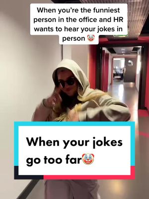 A post by @hambimedia on TikTok caption: Being a comedian isn’t for everyone 🤡 #coworkers #hroffice #hrtrouble #troublemaker #officehumor #corporatelife #coworkersbelike #coworkerproblems🤣 #funnyofficevideos #creativeagencylife