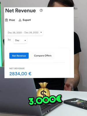 A post by @prometeus_academy on TikTok caption: Esto es lo máximo que le he generado a 1 cliente en 1 día ✅💵 Escríbeme “Comunidad Gratuita” 👇🏽 #smma #resultados #dinero #cliente #clientes #1dia #maximo #whatsapp 