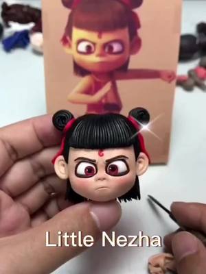 A post by @softclaydoll on TikTok caption: Little Nezha#DIY #DC #worldcup #tiktok 