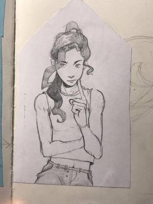 A post by @jo.bilee on TikTok caption: been a while, friends #sketchbook #sketchbooktour #sketchdump #art #arttok 