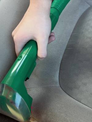 A post by @oliviamendron on TikTok caption: #satisfying #carcleaning #fyp 