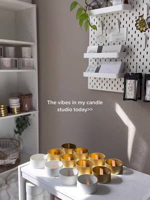 A post by @madeforyou.studios on TikTok caption: I love this space 🫶🏼 #candlemaker #customcandles #sfbayarea