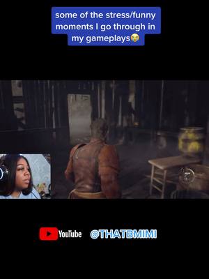 A post by @thatbmimi on TikTok caption: (YT Link in Bio) 🌸I know this is an art page for the most part, but I wanted to show yall some clips of some gameplays & their funny moments🤣😭//#youtuber #residentevil4 #hogwartslegacy #mariokart8deluxe #gameplay #gamer #girlgamer 