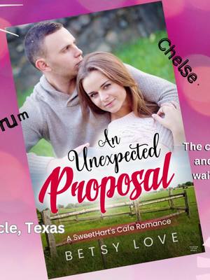 A post by @betsylovecleanromance on TikTok caption: An Unexpected Proposal This is book #20 for me! I'm so excited to have reached this milestone! Preorder until Apr. 11 at .99 On Apr 12 it goes up to $2.99 #fakefiance #fakeengagement #friendstolovers #smalltowncowboyromance #Cleansweetromance #sweetromancereads #happilyeverafterromance https://www.amazon.com/Unexpected-Proposal-small-town-romance-SweetHarts-ebook/dp/B0BZQL6ZPX/