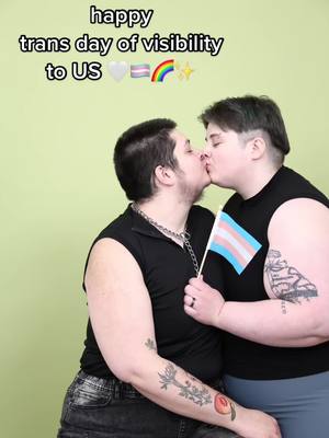 A post by @thehenrydoc on TikTok caption: #greenscreen #greenscreenvideo #transdayofvisibility #transgender #t4t #queercouple