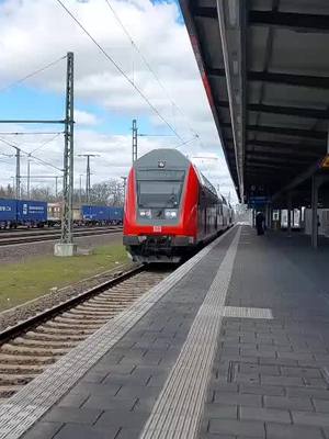 A post by @trainspotterin_peggy1995 on TikTok caption: #trainspotter #trainspotting #trainspotting_tiktok #trainspotter_team #trainspotterhaltenzusammen #trainspotter_gegen_mobbing #Zug #train #eisenbahn #deutschebahn #magdeburg #lassmachen #InstantInkFeelings #GenshinImpact34 #fy #fyp #foryoupage