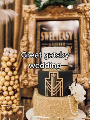 A post by @weddinginspo._ on TikTok caption: How do you feel about this?😊 #wedding #weddingtiktok #weddingcolors #fy #foryoupage #fyp #weddingtheme #greatgatsbywedding #20swedding 