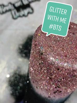 A post by @_knotsonwooddesigns on TikTok caption: Glitter with me! 🖤 #glitterwithme #behindthescenes #knotsonwooddesigns #workinprogress #designwithme #createwithme #glittertumblers #glittercups #cupmakersoftiktok #tumblerdesigner #functionalart #artisttiktok #momownedbusiness #tumblertechniques #tumblertipsandtricks #customcupsandtumblers 