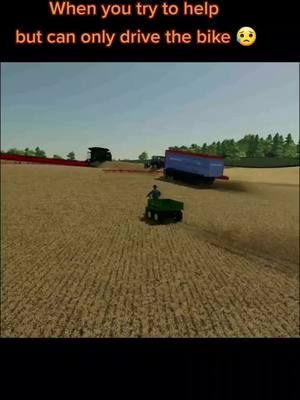 A post by @bigjeff6920 on TikTok caption: Help us out then #farmingsimulator22 #johndeere #farming #farmsim #fs22 