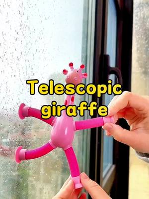 A post by @ztxiaoao on TikTok caption: The ever-changing giraffe😂😂😂 #tiktok #foryou #toy #novelty #decompression 