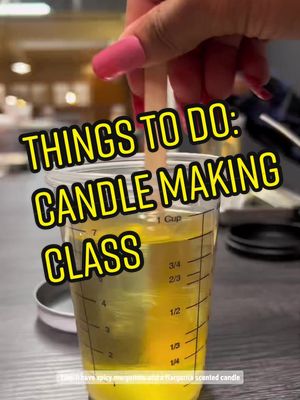 A post by @dasseats on TikTok caption: Definitely check out my IG @ dasseats or hers @candles_by_candy for more details & booking! Shes super sweet & was so helpful throughout the entire process ☺️ #dmvthingstodo #dmvdatenight #girlsnightout #candleworkshop