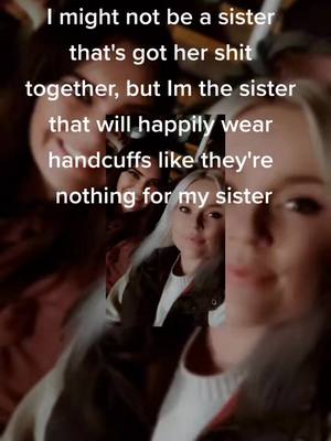 A post by @1aur3nc on TikTok caption: Got her back forever! #sister #💛🦄👑💜 #😂bantzcrew😂 #bears🐻yoshis🦖 #😈naughtybutnice😈 #wildones🔥 #👑çuntcrew👑 #ravenswolfpack🐺🖤 #sassyqueens🔥 #❤️iamawarrior❤️ #💝👑💙👑 #i🤍alphasquad🤍 #💙briansarmy💙 