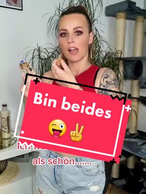 A post by @r_d_1203 on TikTok caption: Bin beides 😜✌️ #lustig #schön #wärelustig #wäresoschön #binbeides😜 #staysafe #foryou #fypシ #seiwiedubist #dienstagabend #humor #selbstbewusstsein #selbstbewusst #dubistschön #dienstaghumor #mum #emshumor #tiktok #😜 #✌️ #bittemithumornehmen