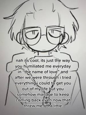 A post by @yuu.bunn on TikTok caption: im so tired #vent #ventart #MentalHealth #oc #persona #doodle #digitalart #art #arttiktok #fyp #fypシ 