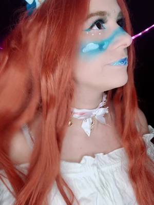 A post by @imagin_elwing on TikTok caption: J’ai gardé quelques brouillons le temps de me remotiver a makeup… allez !  #verity #true #story #humour #acting #rabbit #makeup #color #kawai #kawaigirl #girl #costume #cosplay #rp #roleplay #lolita #bunny 