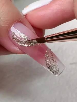 A post by @nailconails on TikTok caption: #glitternails #nailgems #nailartdesigns #fyp #nailtutorial 