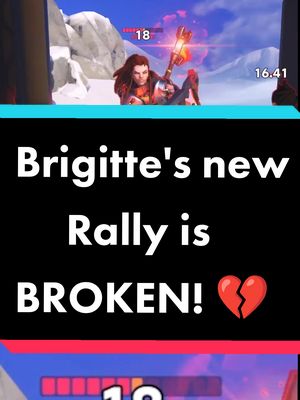 A post by @sammyseiso on TikTok caption: Does Brigitte's new Rally feel weaker than it looks? It's because it is! #overwatch #overwatch2 #brigitte #brigoverwatch #season4overwatch #overwatchseason4 #overwatchbrigitte #overwatchnews #overwatchupdate #overwatch2update 