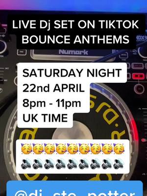 A post by @dj_ste_potter on TikTok caption: Lets get this show on the road Tiktok crew 🥳🥳💯 #dj #tiktoklive #djstepotter #rave #dancing #bouncehouse