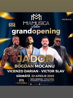 A post by @ana.maria.alecu on TikTok caption: @Jador @⚜️DARIAN • VICENZO⚜️ @Victor Slav @Bogdan Mocanu #icantwait #grandopening