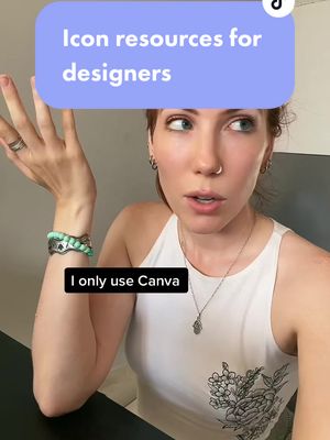 A post by @elizacaws on TikTok caption: Vector icon resources for designers (other than Canva!) #webdesigner #designtips #webdesign