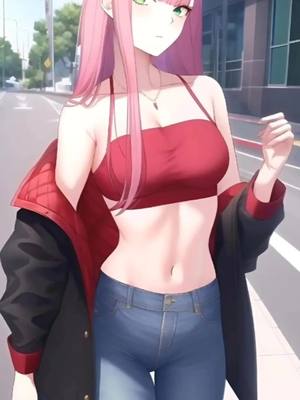 A post by @pumagamer875 on TikTok caption: bueno bueno bueno, el segundo anime que vi en mi vida y el primero con el que llore como perra.... una waifu que le tengo mucho cariño, por petición de @Un pibe random disfrútalo rey y comparte  #animegirl #animeedit #otaku #anime #waifu #darlinginthefranxx  #zerotwo 