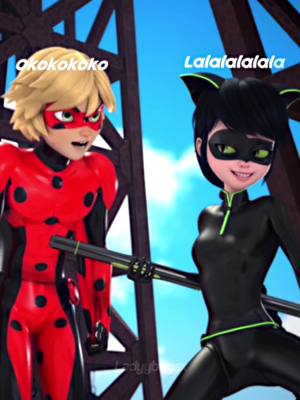 A post by @ladyybugsx on TikTok caption: I love this duo 🔝🔝#fyp #miraculous #ladynoir #foryourpage #MLB #edit #viral #vsp 