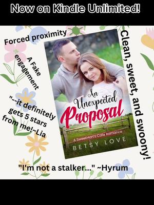 A post by @betsylovecleanromance on TikTok caption: Now on Kindle Unlimited You will love this #cleansweetandswoony romance #forcedproximityromance #5starromance #grabyourcopynow! Betsylove.com