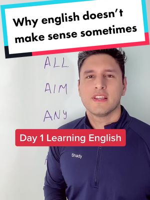 A post by @latingles on TikTok caption: Why English doesn’t make sense sometimes 😅😜 #english #fyp #ingles #funny #parati #clasedeingles #Inverted 