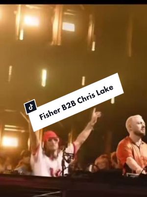 A post by @turntabletechno on TikTok caption: #fisher #chrislake #coachella #rave #fyp 