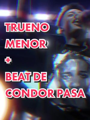 A post by @tecambioelbeat on TikTok caption: Le cambio el BEAT a 4x4 de TRUENO vs EL MENOR en REPLICA y le pongo el beat de CONDOR PASA de DJ DMANDADO #trueno #elmenor #truenopai #tecambioelbeat #cambiodebeat #beatscambiados #freestyle #freestylerap #fmsinternacional @Trueno 