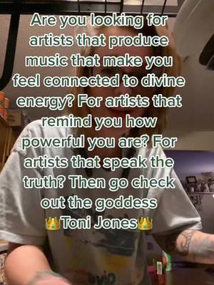 A post by @awexandriahh on TikTok caption: Just sharing a powerful and moving artist 💕🙌🏻  Toni Jones - Energy Budget   . . . More to come! 