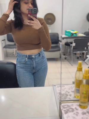 A post by @leanneissac on TikTok caption: Haircut #trending #canada #malayali #toronto #style #torontotiktok #canada_life🇨🇦