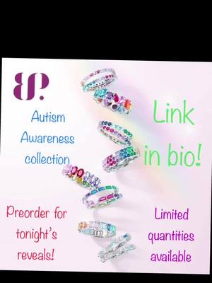 A post by @jetsetfizz on TikTok caption: Get your order in NOW for this very limited collection! #autismawareness #collectionforacause #surprisejewelry #launch