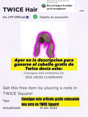 A post by @ddemilovato0 on TikTok caption: Respuesta a @Beretsita0123 #roblox #robloxedit #twice_tiktok_official #twiceroblox #twiceofnice #robloxfyp #robloxbarbie #robloxx #twice #foryou #fyp #lentejas #twiceroblox #robloxoutfits #parati #coolforthesummer #demilovato 