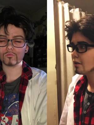 A post by @hollow.moss on TikTok caption: #duet with @hollow.moss #carlosthescientist Happy 4/20 :3 #carlosthescientist #carlosthescientistcosplay #mosscarlos #wtnv 