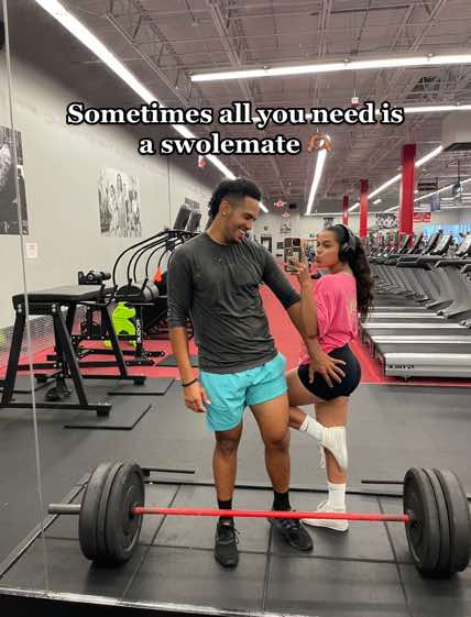 A post by @valeriepapaseit on TikTok caption: 🥰🥰🥰 #sometimesallyouneed #swolemate #gymbestie #gymbae #allineed 