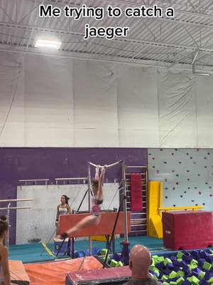 A post by @xtremegymnasts on TikTok caption: I fall a lot… I still caught two though! #level9gymnast #level10 #gymnastics #flip #bars #upgrades #jaeger #release 