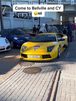 A post by @extreme_supercar on TikTok caption: The race number cannot be a coincidence 🙈 #lamborghini #murcielago #lambo #capetown #bellville #tiktoksa #420 #cy #cape1000 