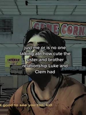 A post by @justatwdgfan on TikTok caption: I love them sm #fyp #twdg #twdgedits #clemintine #twdgS2 #luke