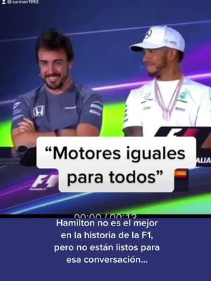 A post by @cerch_racing on TikTok caption: Se tenia que decir y de dijo… #hamilton #fernandoalonso #f1 #formula1 #astonmartinf1 #mercedesamgf1 #TiktokAutos 