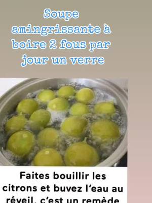 A post by @mirasahadou on TikTok caption: soupe amingrissante à boire chaque jour #diététique #degustation #