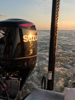 A post by @stormfishing1 on TikTok caption: Gotta love Suzuki! #youtube #stormfishing1 #tiktok #florida #sunset #suzuki #crystalriverflorida 