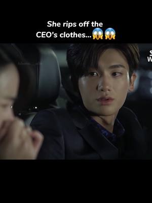 A post by @kdrama.__edits on TikTok caption: She rips off the CEO's clothes... 😱 #drama #koreandrama #viral #fyp 