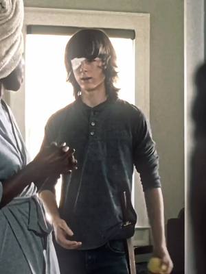 A post by @cgrxmes on TikTok caption: look at me posting more #carlgrimes #thewalkingdeadedit #thewalkingdead #carlgrimesedit #foryoupage #rickgrimes #viral 